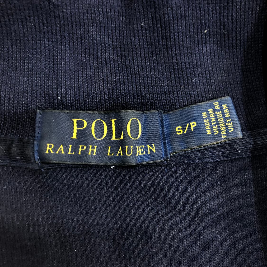 폴로 랄프로렌 네이비 하프집업 코튼 니트 상품이미지5