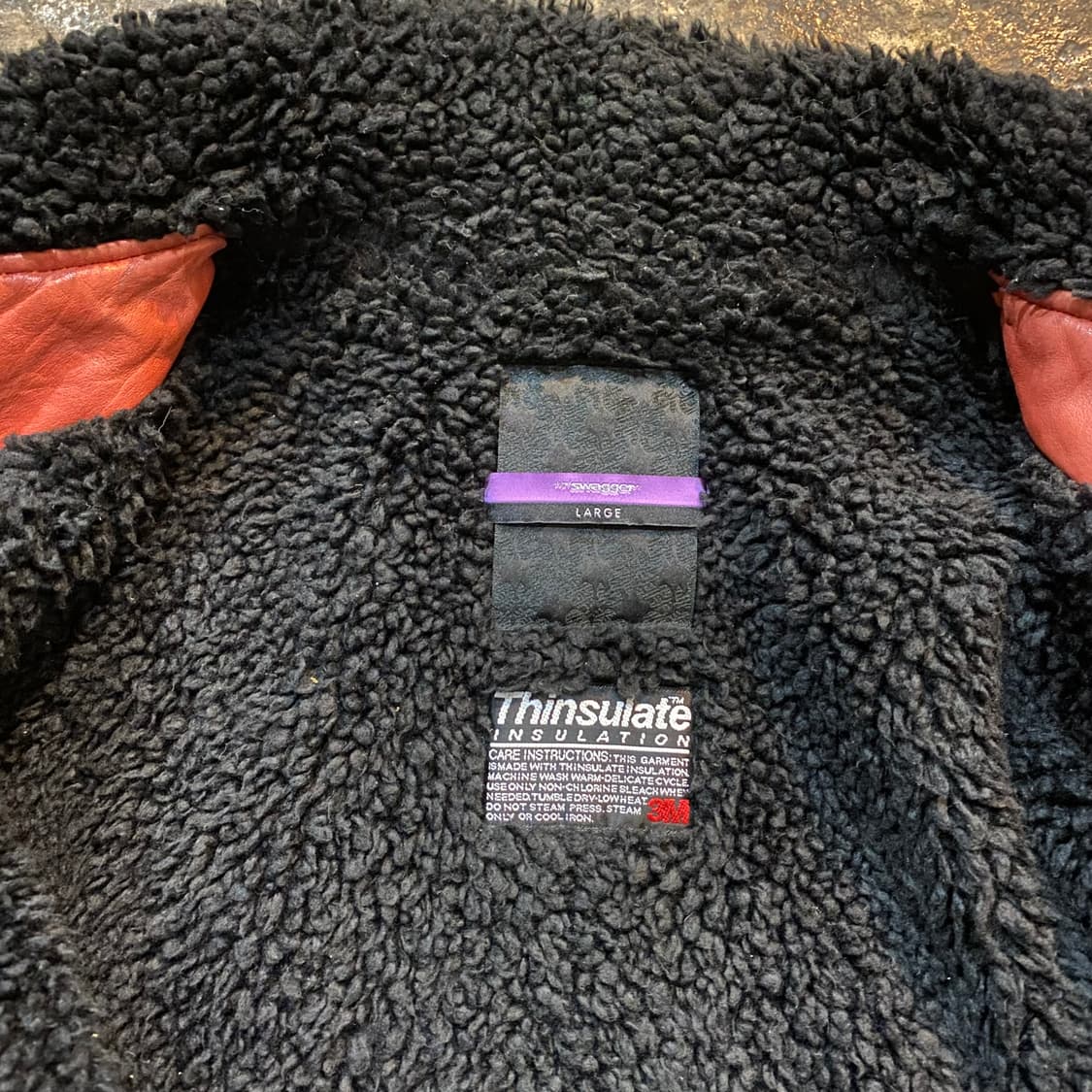 (L) 90s 스와거 swagger 레더자켓 상품이미지9