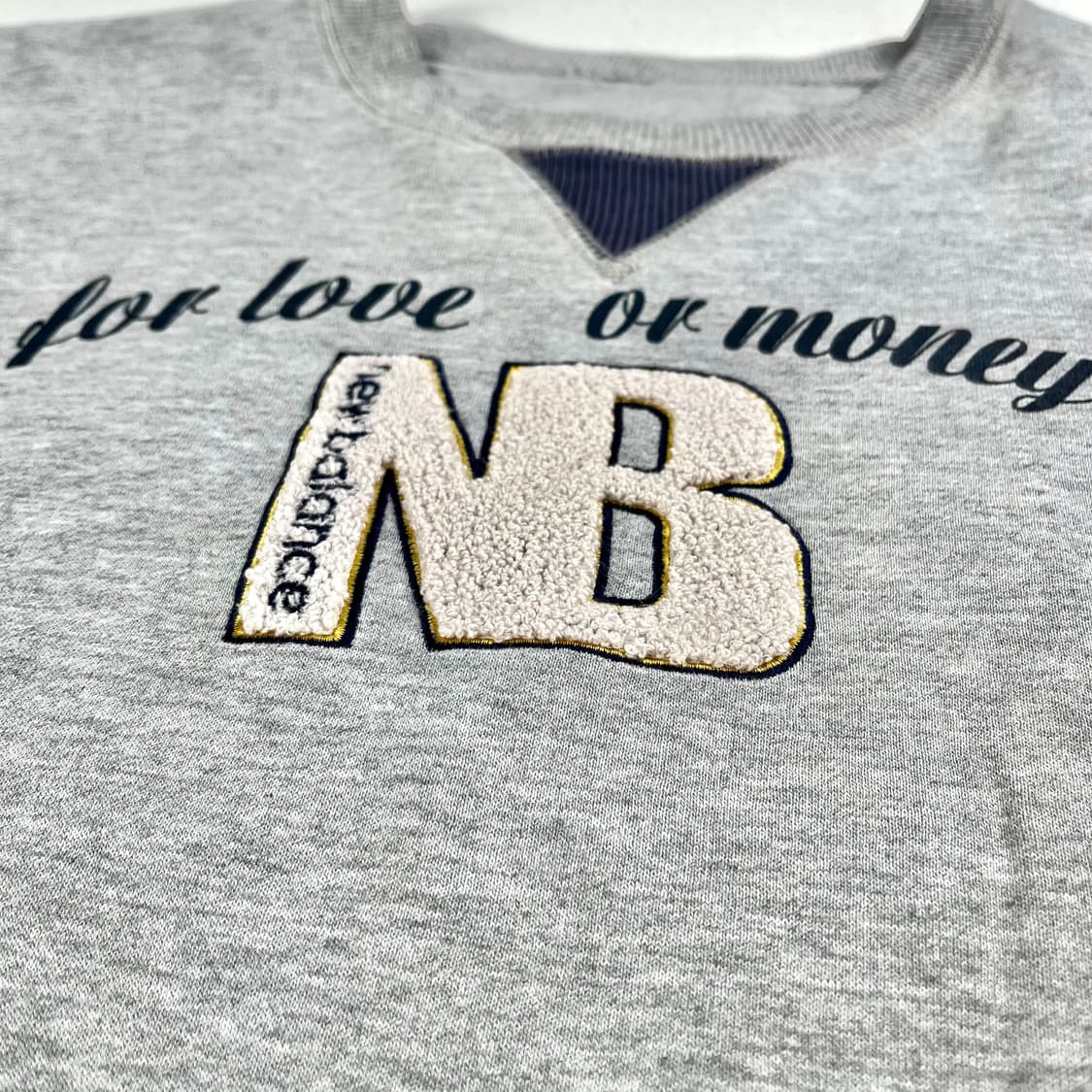 [M] 뉴발란스 Japanese 부클 자수 스웻셔츠 상품이미지3