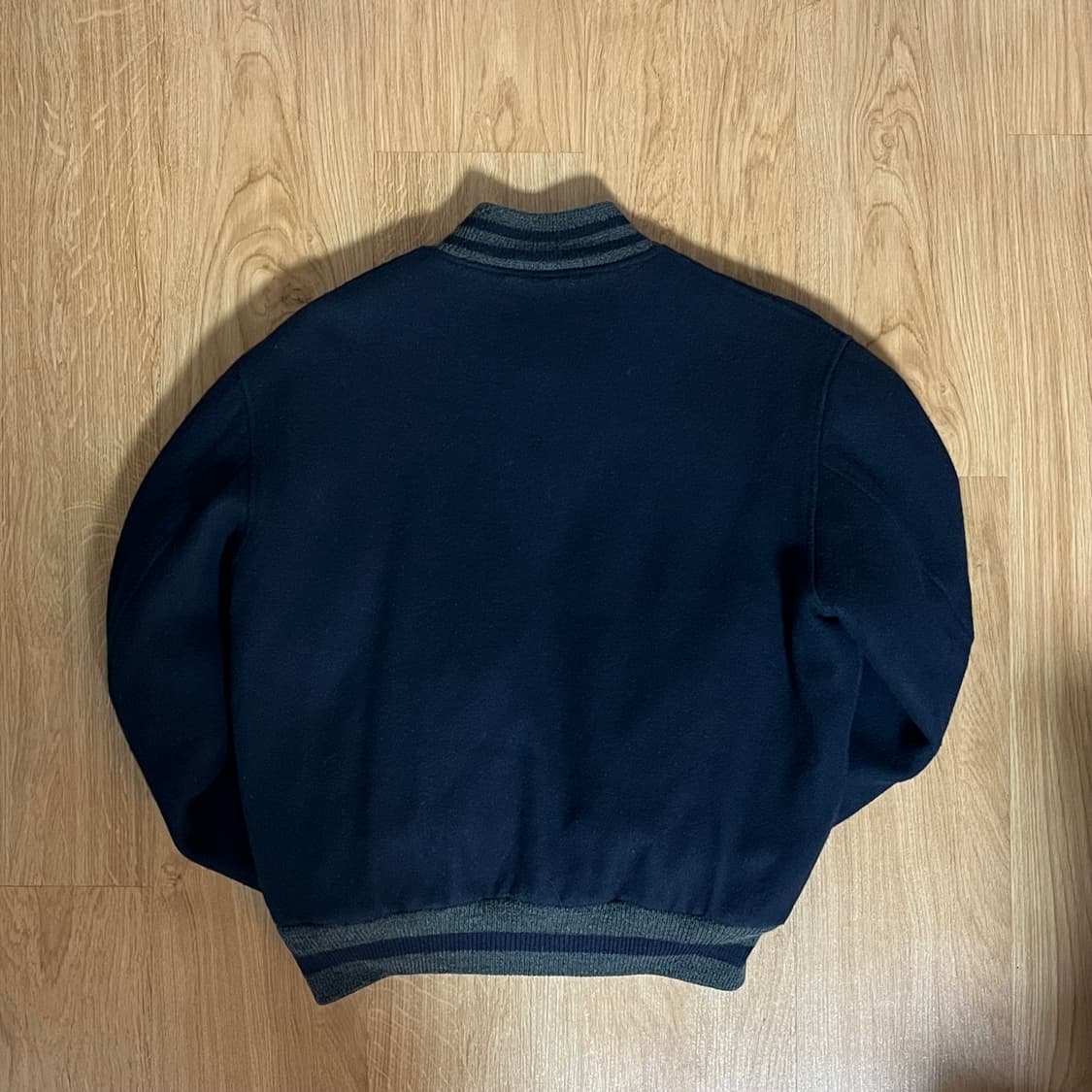 골든베어 울 바시티 자켓 네이비 M 상품이미지4