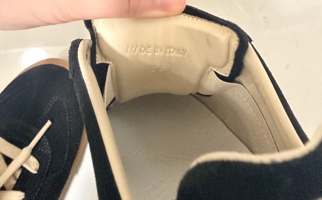 메종 마르지엘라 독일군 스니커즈 올블랙 상품이미지8