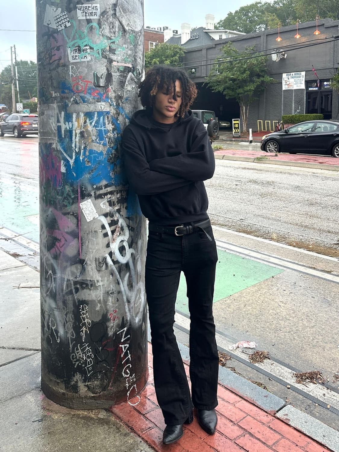 00s 빈티지 리바이스 517 데님 BK 블랙 워시드 34 상품이미지1