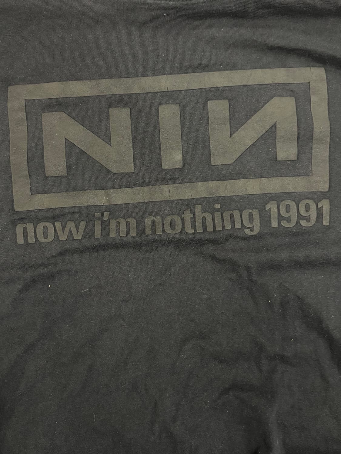90s Nine inch nails now i’m nothing 티셔츠 상품이미지5
