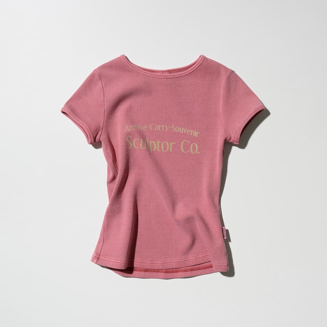 스컬프터 골지 반팔티셔츠 상품이미지3