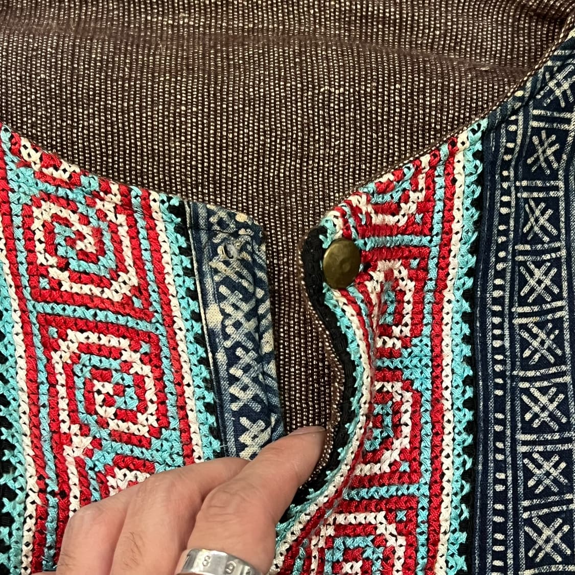  praewa 에스닉 논카라 리버시블 자켓 y14127 상품이미지5