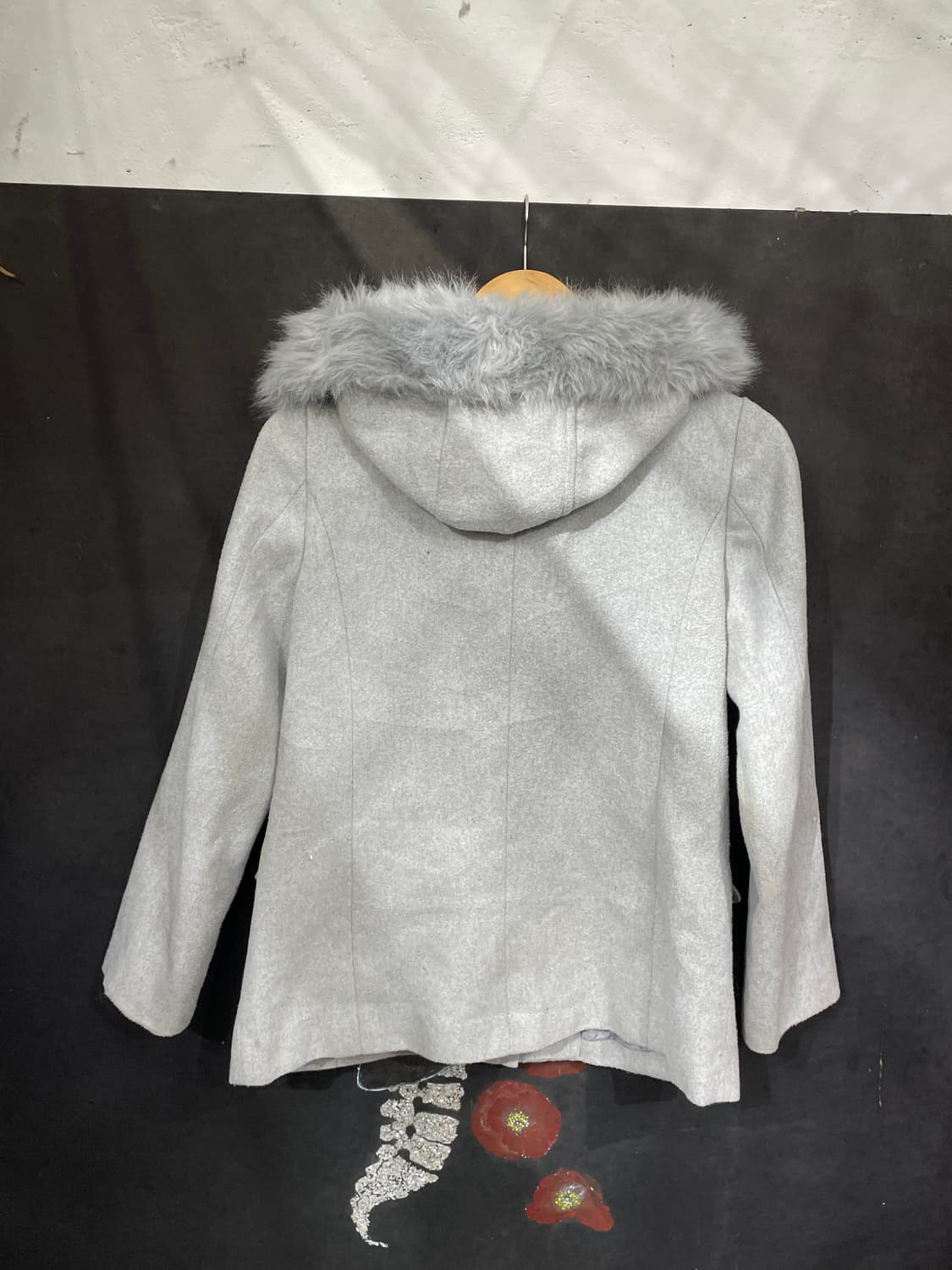 일본빈티지 울프죠 핀터깔 갸루 파이어맨 자켓 후드 숏코트  상품이미지8