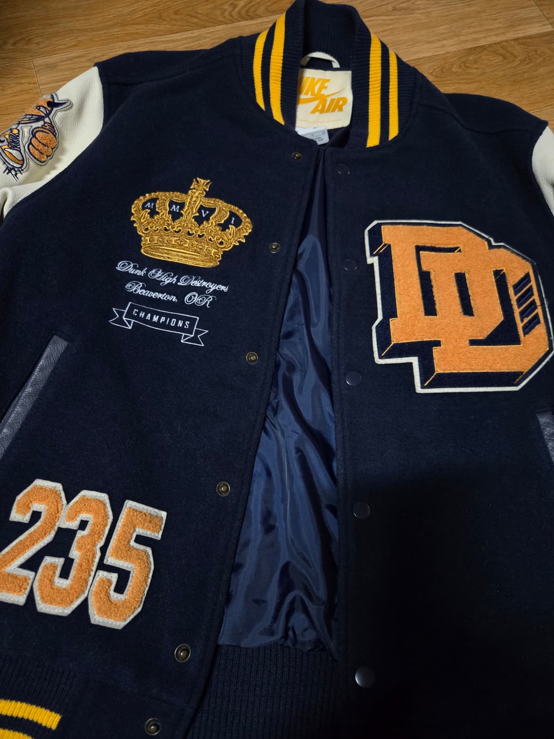 나이키 남성 덩크 하이 바시티 자켓 상품이미지7