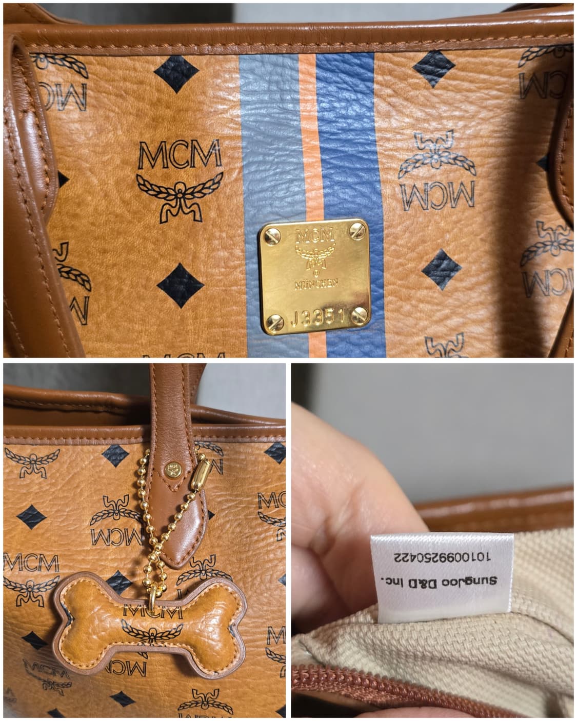 정품 엠시엠 숄더백 상품이미지3