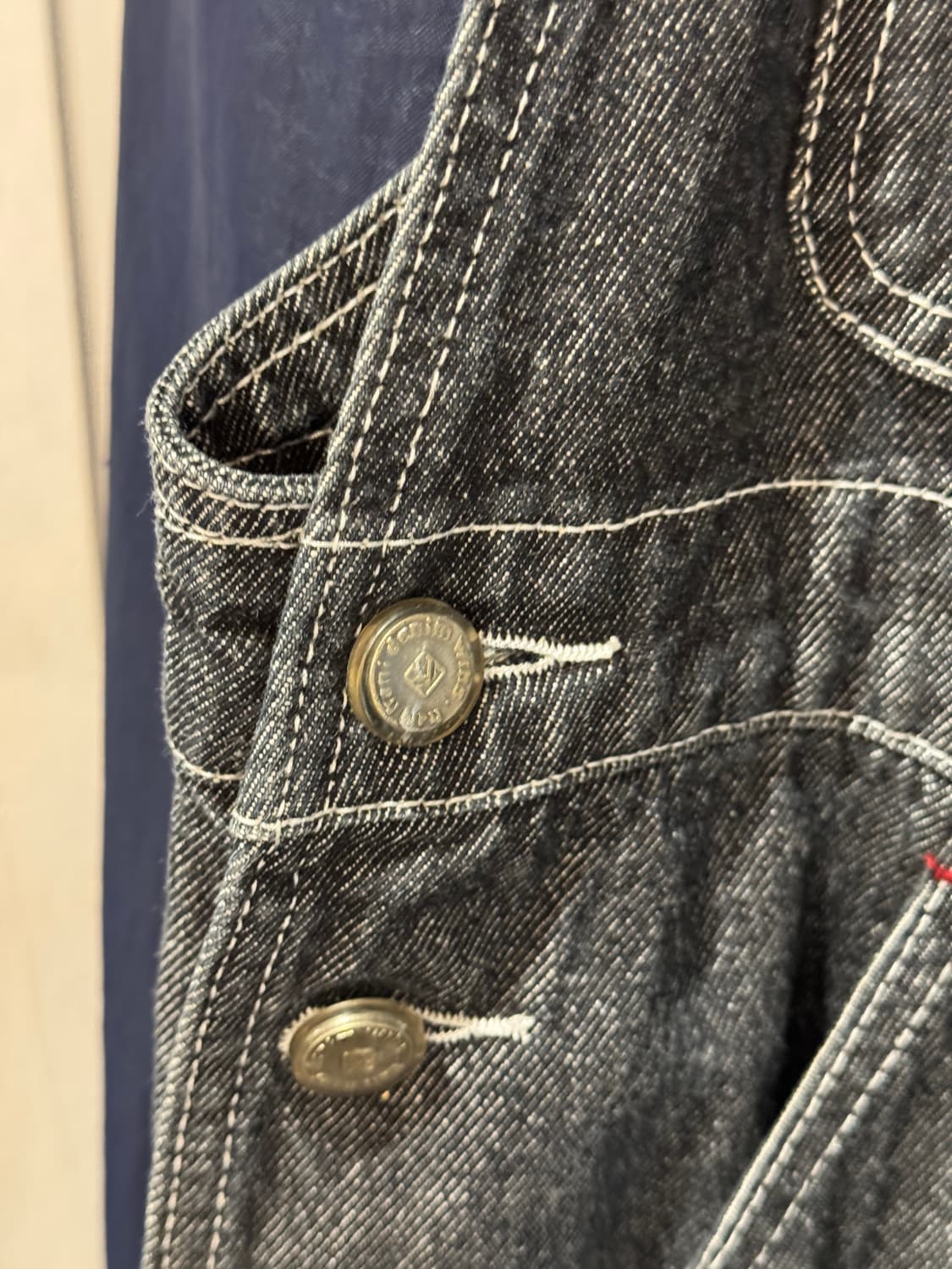 칼카니 올드스쿨 데님 카고 오버롤 38 상품이미지6