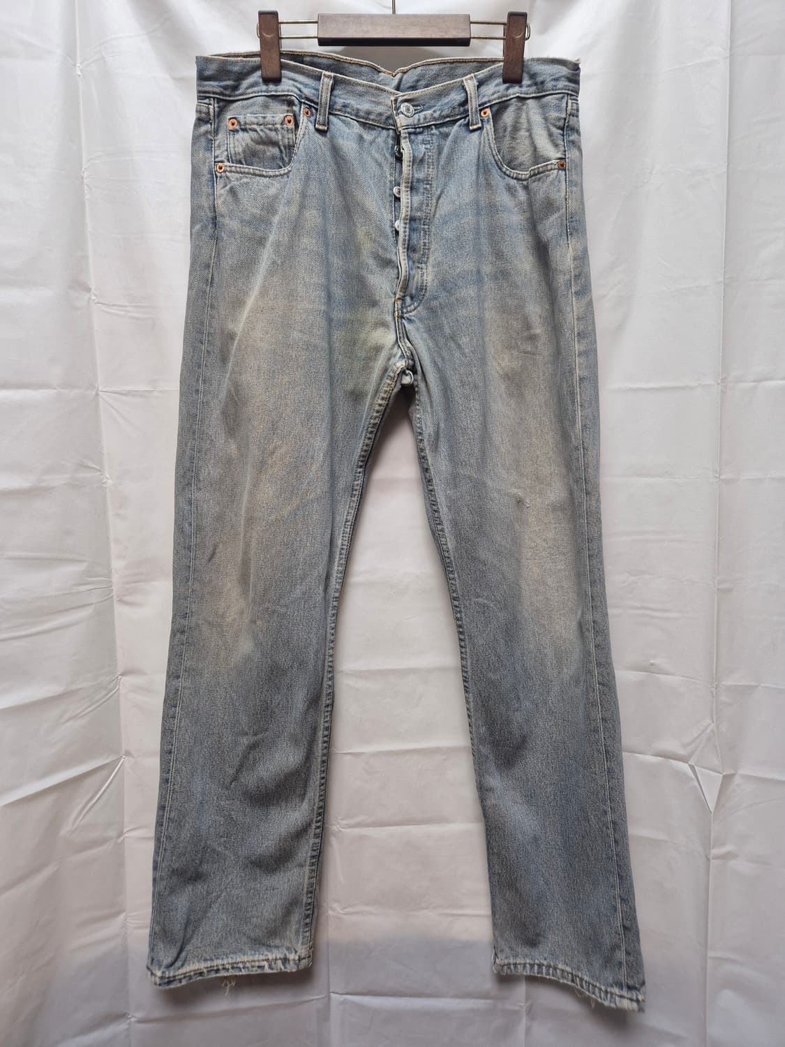 리바이스 501 데님 영국발 상품이미지1