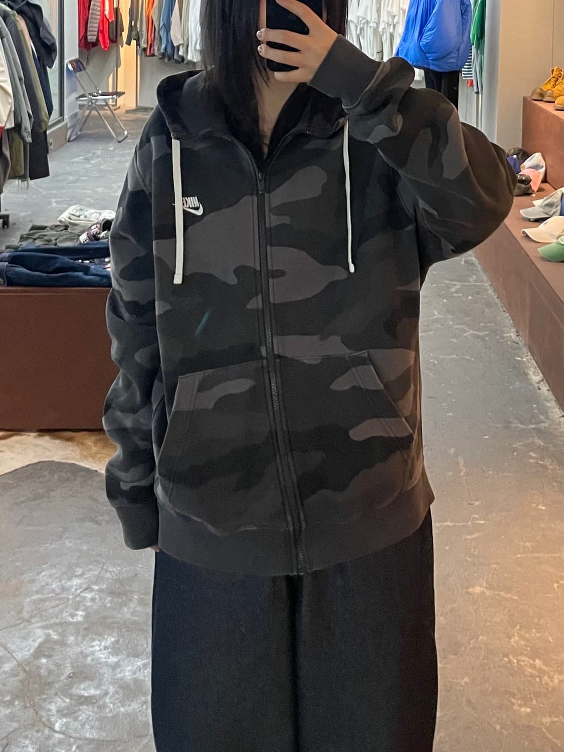 나이키 스포츠웨어 클럽 카모 후드집업 H2166 상품이미지1