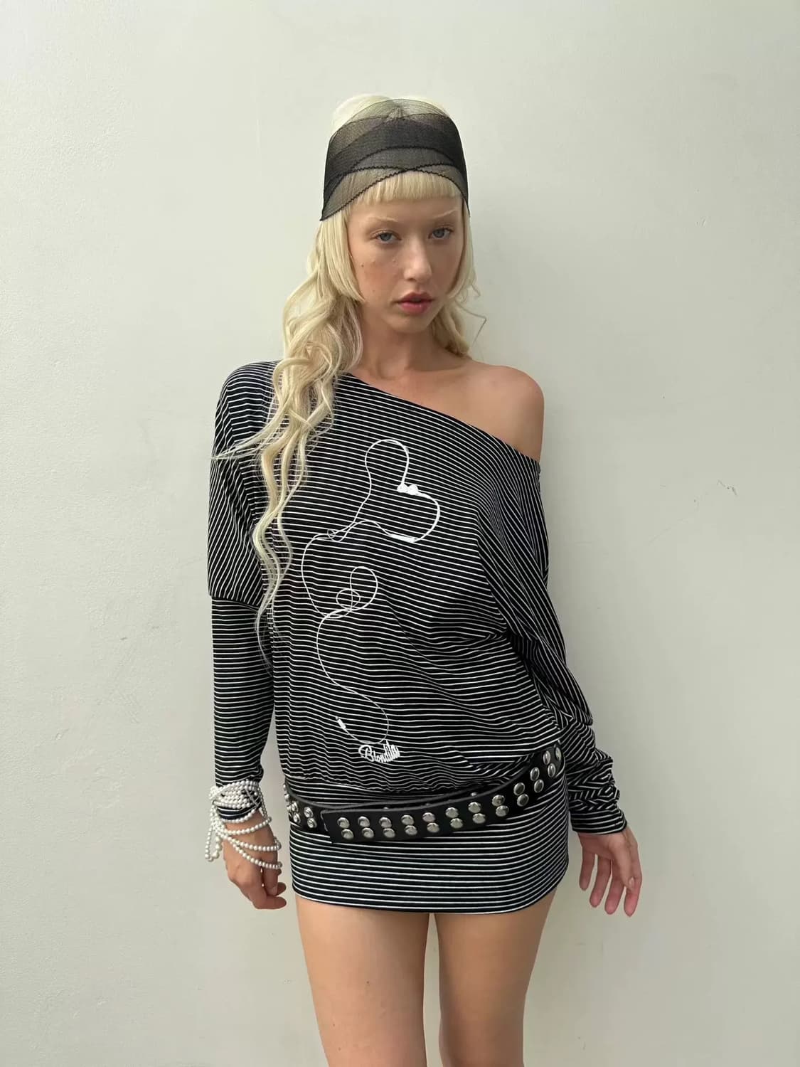 스트라이프 드레스 상품이미지2