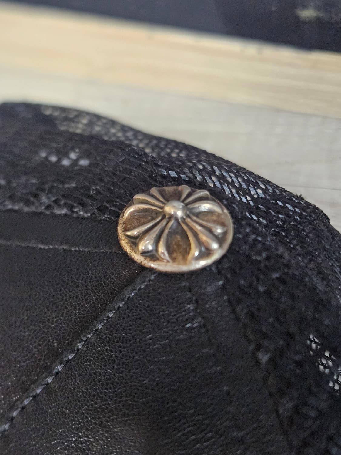 크롬하츠  Fleur de Lis Leather 캡 상품이미지3