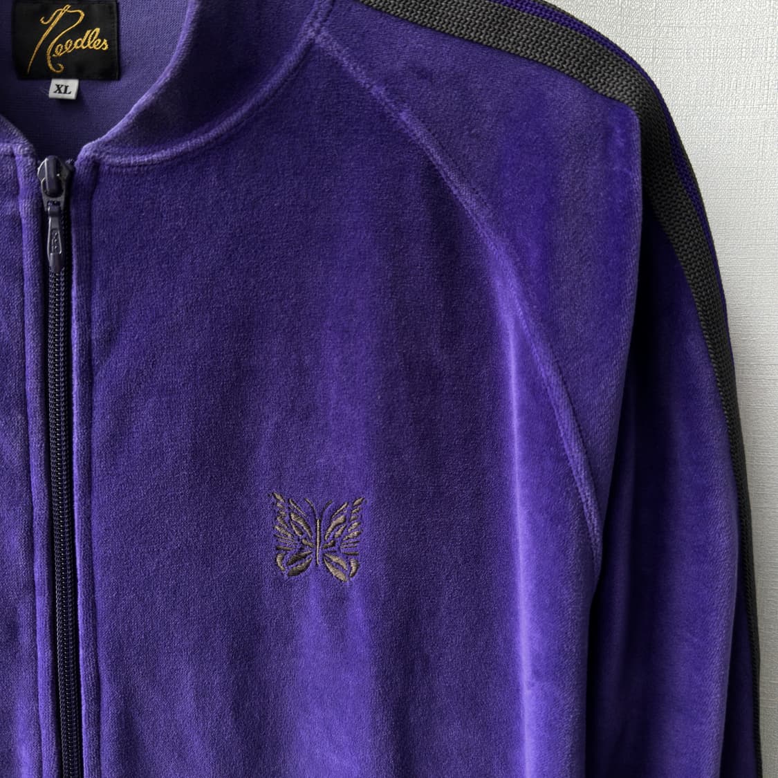 니들스 23AW RC 벨루어 트랙 자켓 퍼플 XL 상품이미지6
