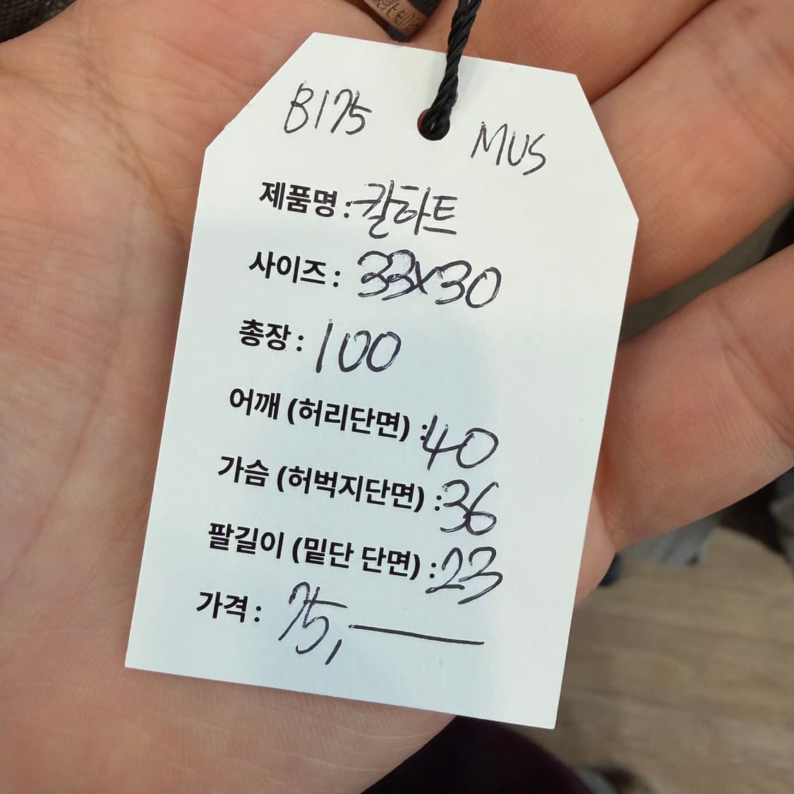 [33x30] 칼하트 B175 MUS 카펜더 팬츠 면바지 베이지 B280 상품이미지8