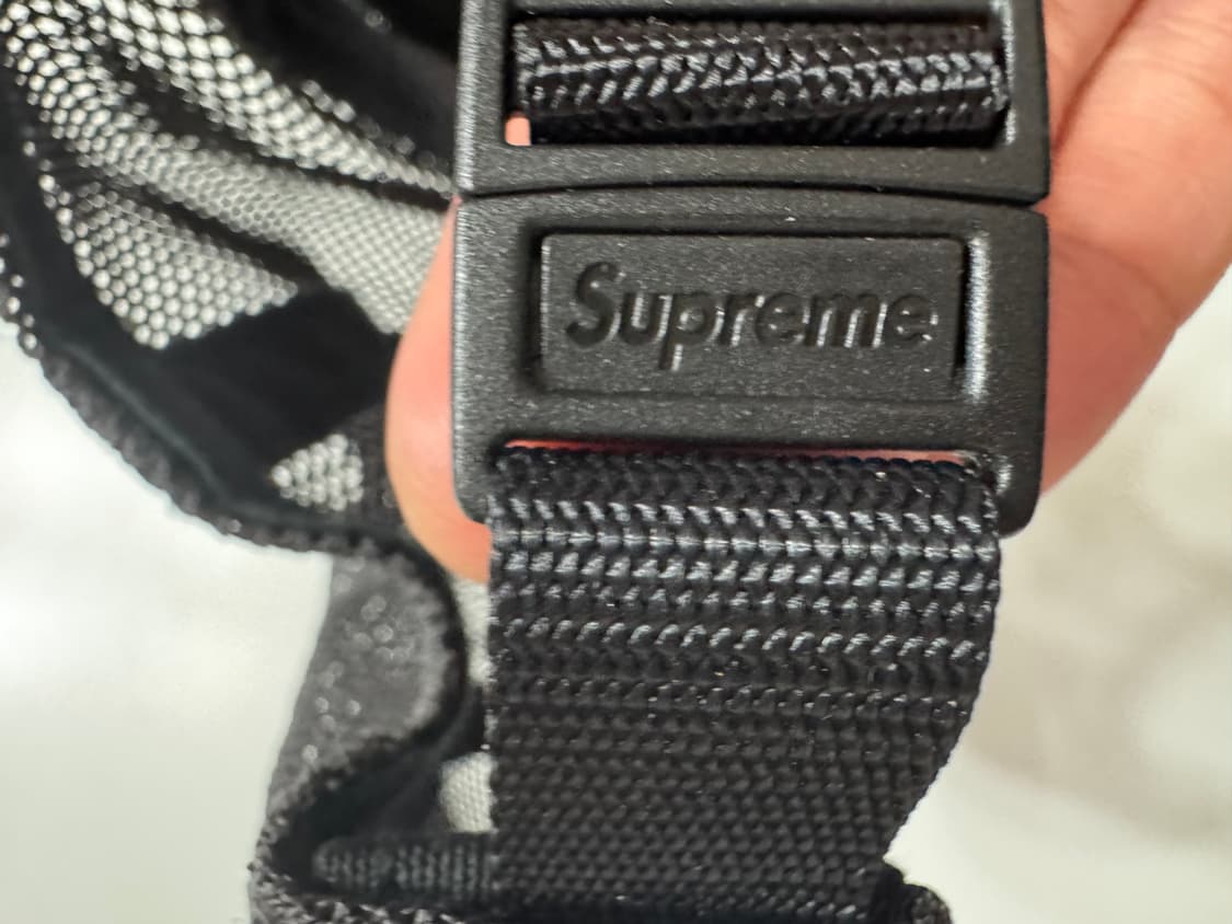 슈프림 메쉬 코듀라 캠프캡 블랙 - 23SS 상품이미지5