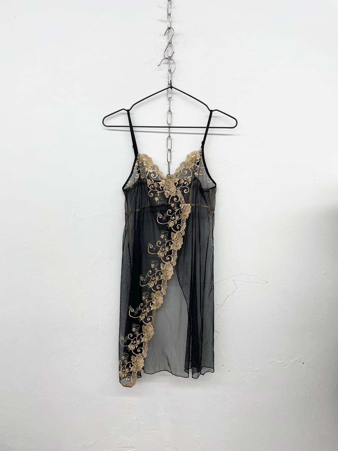 블랙 로즈 레이스 슬립 상품이미지4