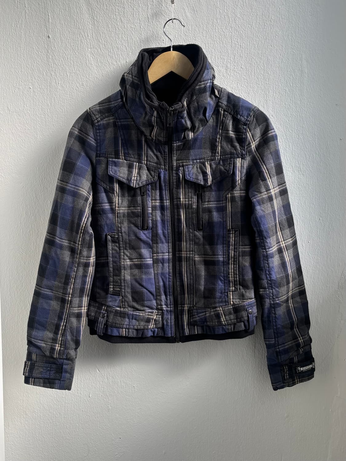 Buckaroo jeans Blue Check Zip-Up Jacket 상품이미지4
