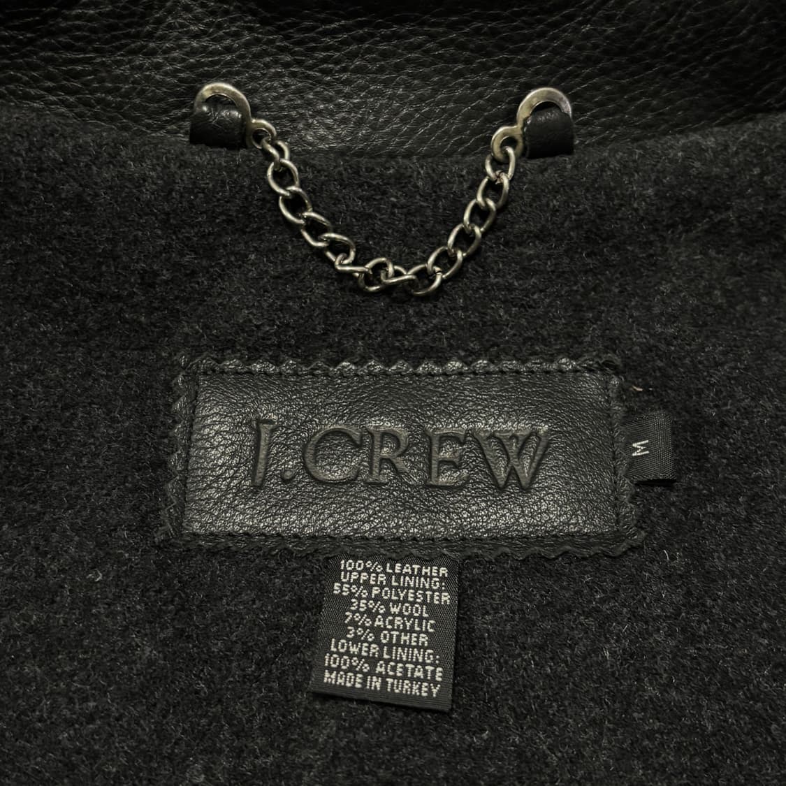 제이크루 레더 카코트 가죽자켓 상품이미지4