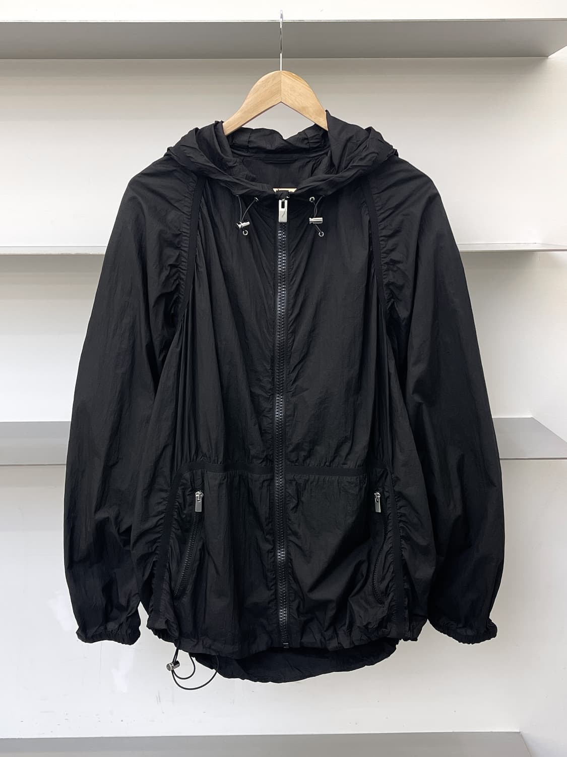 캘빈 클라인 17SS 나일론 셔링 후드 자켓 상품이미지1