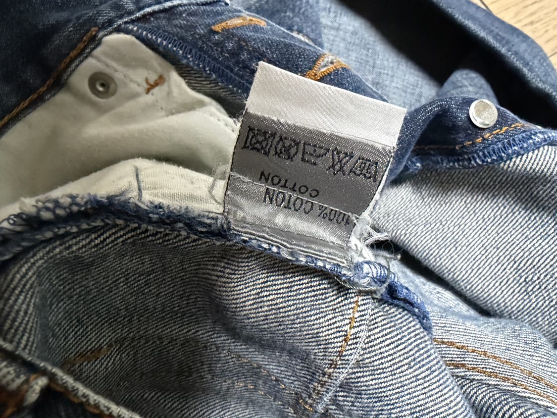 Dior Homme 07AW Indigo Raw Denim 수선품 28 상품이미지5