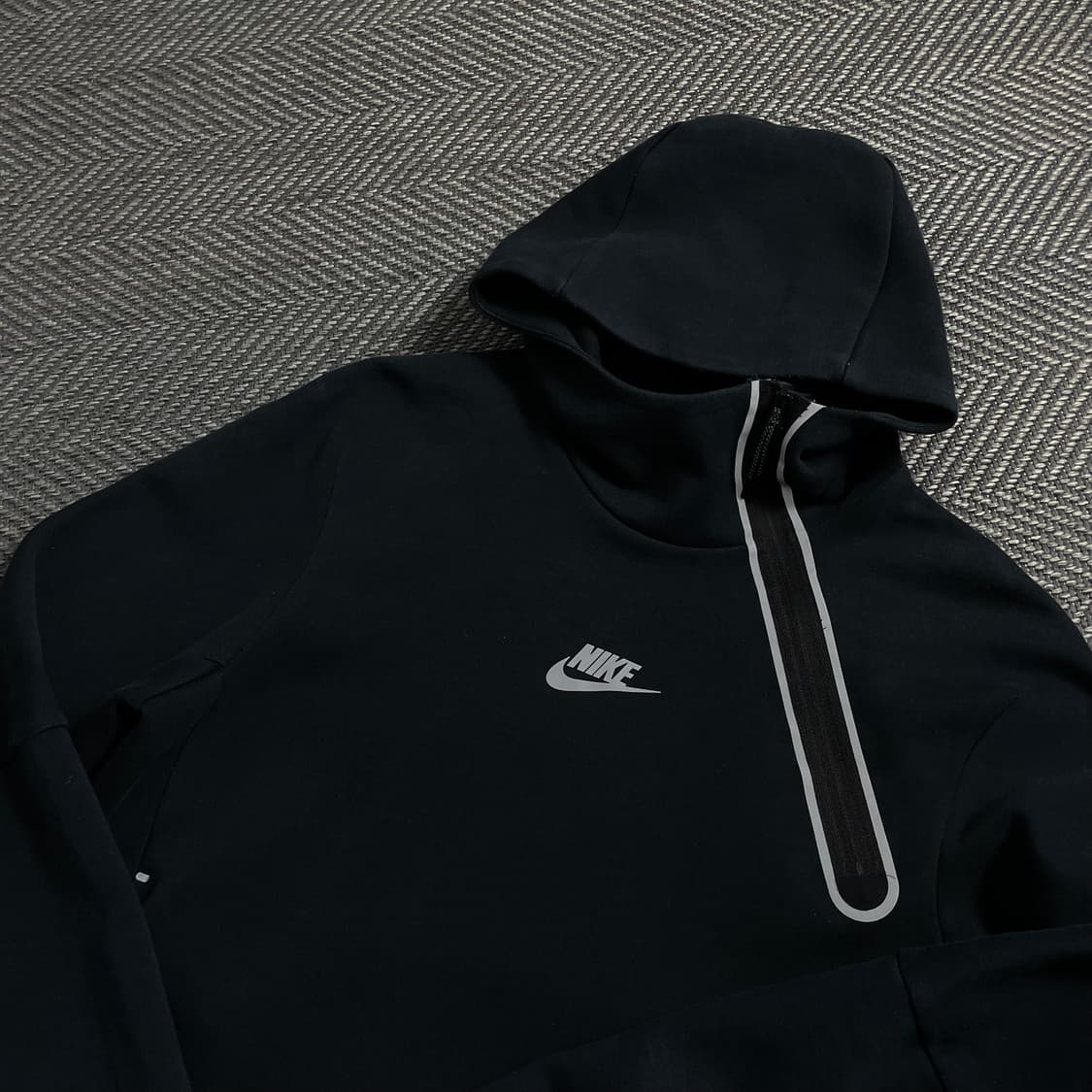 나이키 스카치 스우시 테크 플리스 비대칭 후드 티셔츠y 4959 상품이미지3