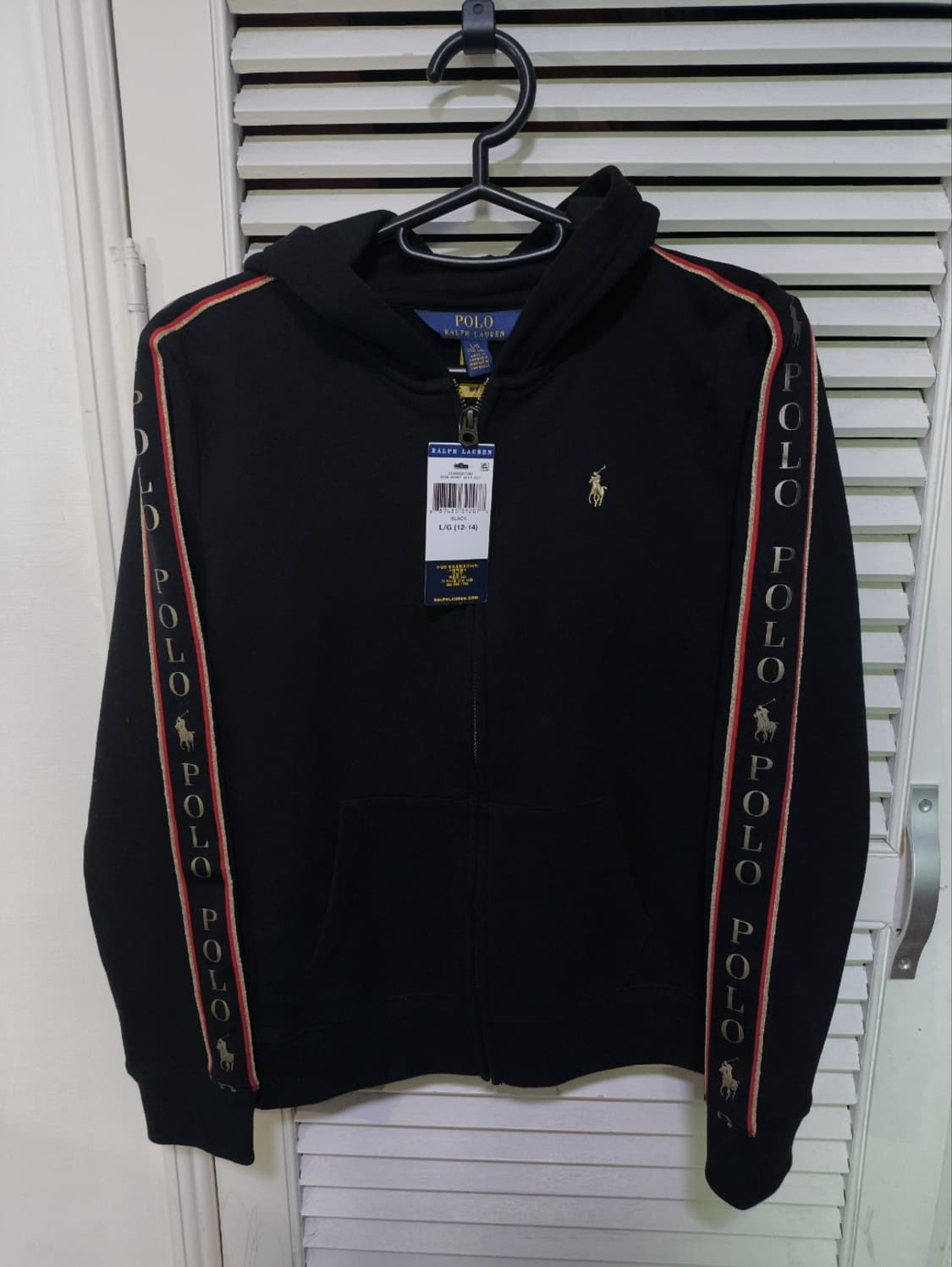 새거 폴로랄프로렌 테이프드 후드집업 상품이미지1