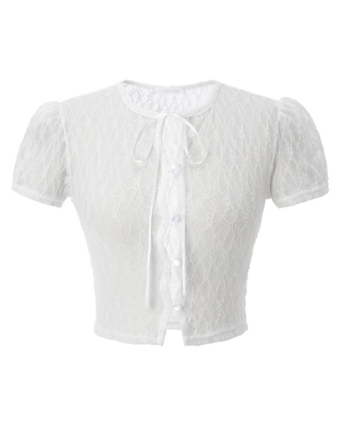 쓰리타임즈 다이애나 가디건 화이트 상품이미지1