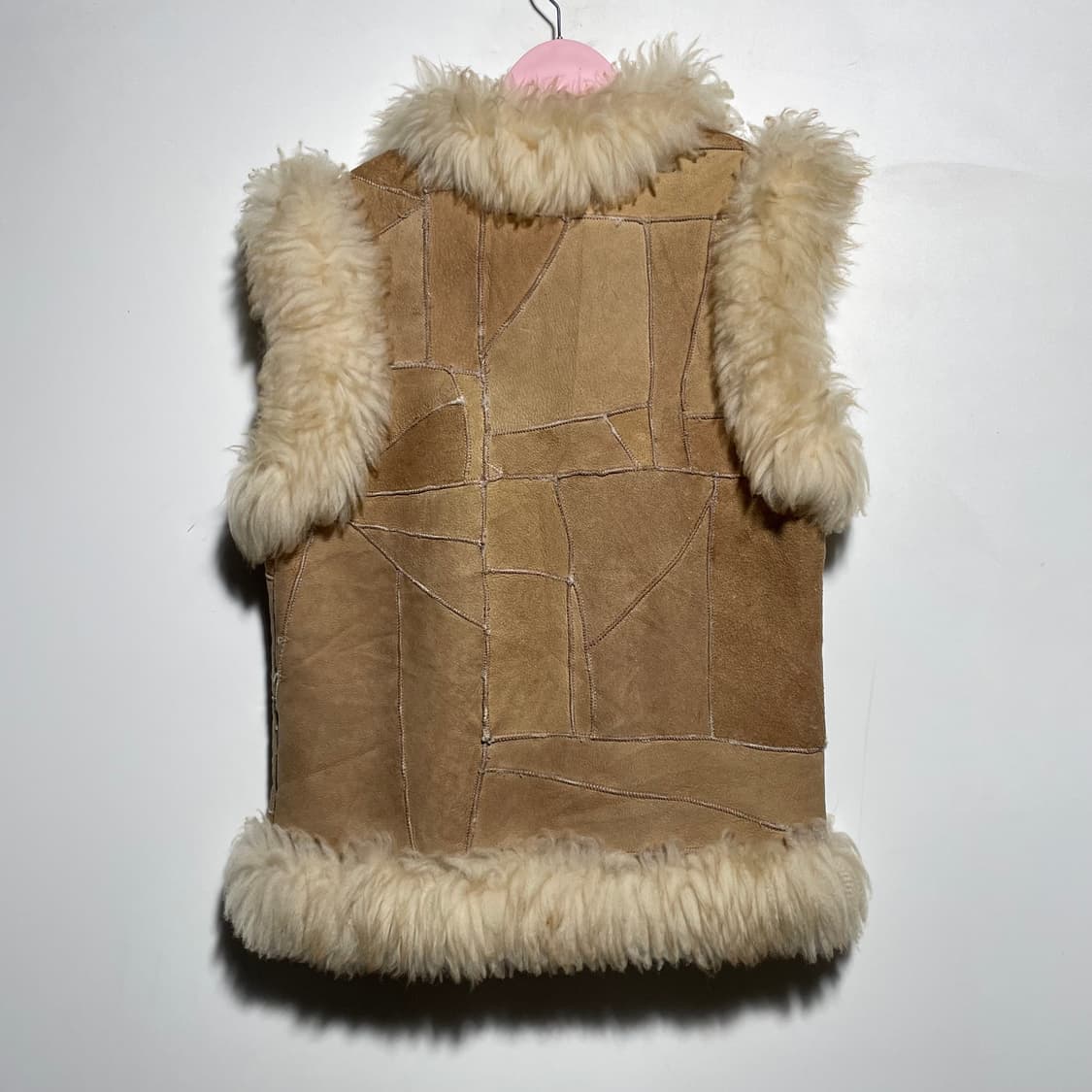 JPN 스웨이드 양털 베스트 조끼  상품이미지2