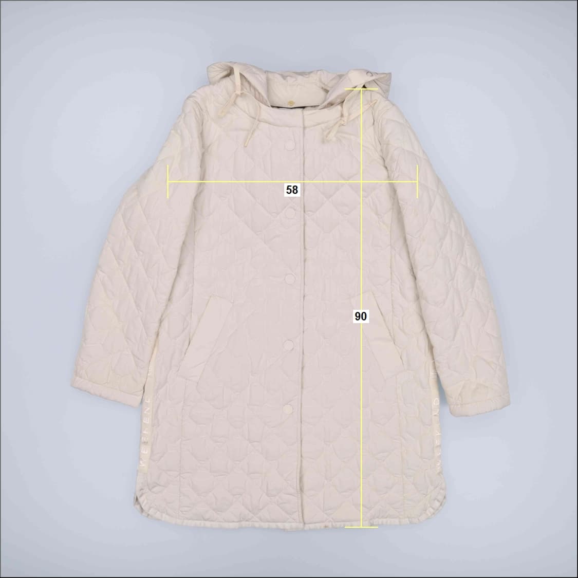 [2XL] 신형 위켄드 막스마라 에리오 퀄팅 후드 패딩  N7073 상품이미지10