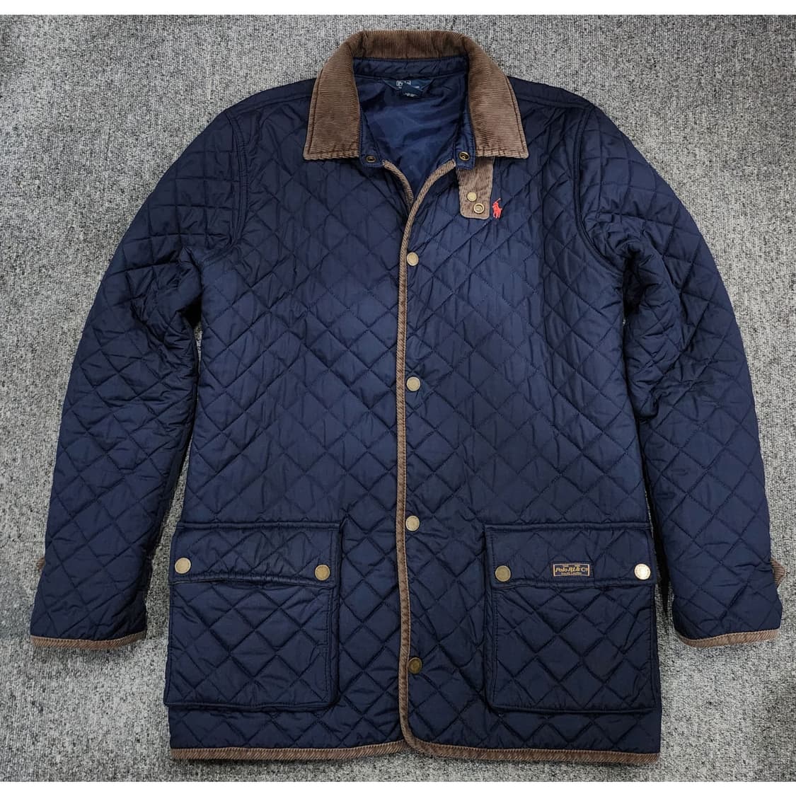 폴로 랄프로렌 코듀로이 카라 퀼팅 퀄팅 자켓 보이즈 XL(18-20) 상품이미지1