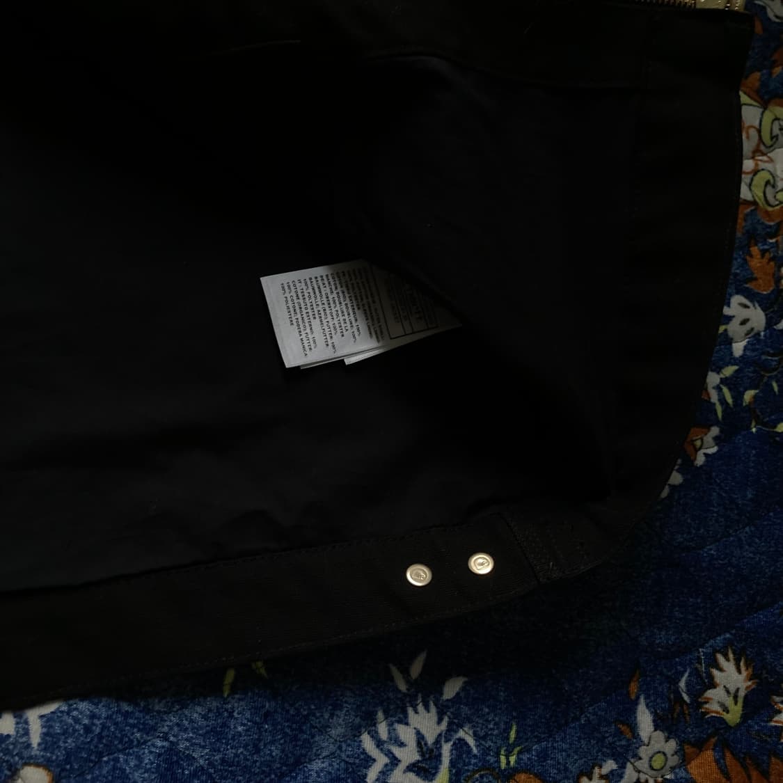 CARHARTT 칼하트 WIP 디어본 캔버스 디트로이트 워크 자켓 블랙 상품이미지4