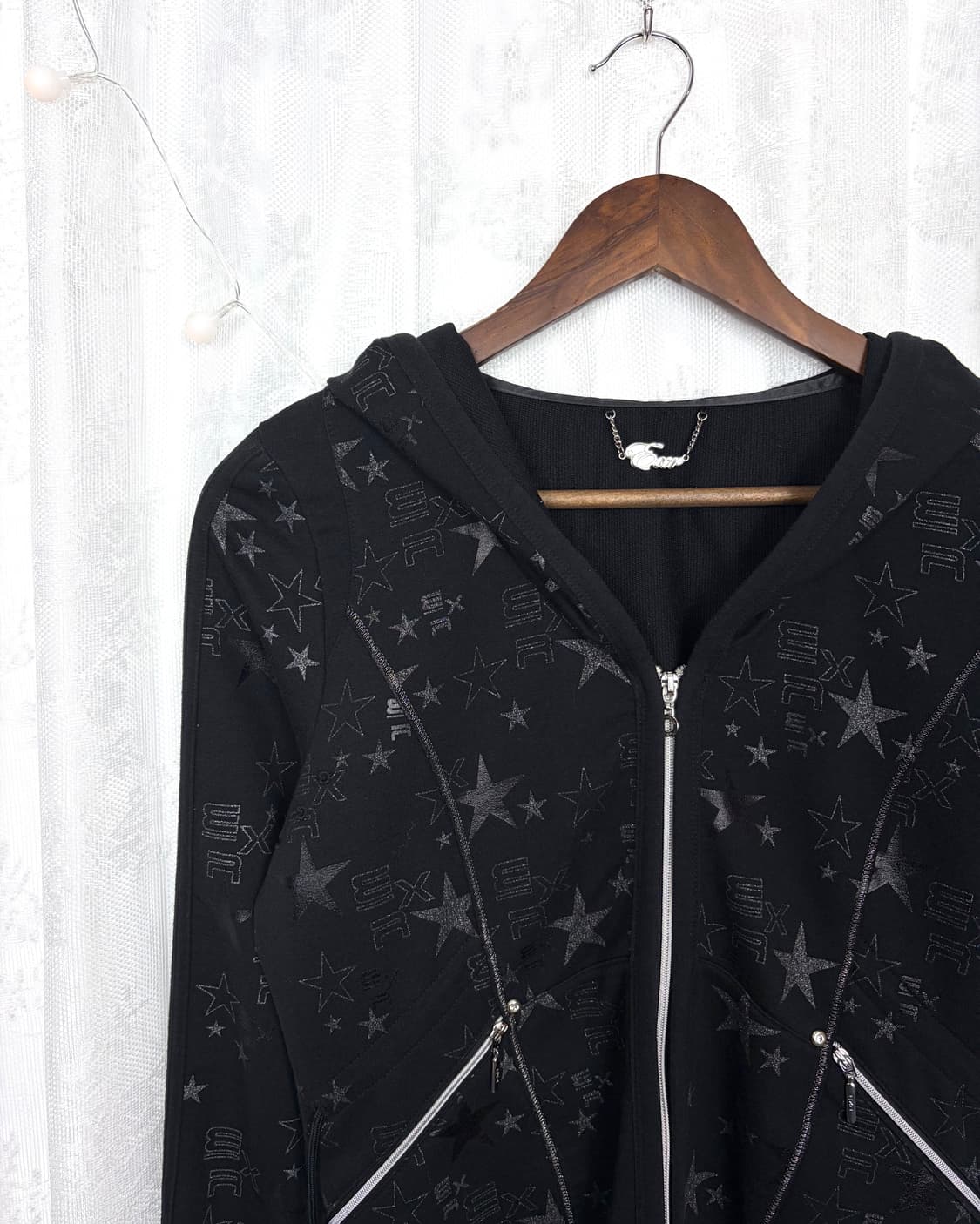 EXR Glitter Star Hooded Zip-Up 상품이미지2