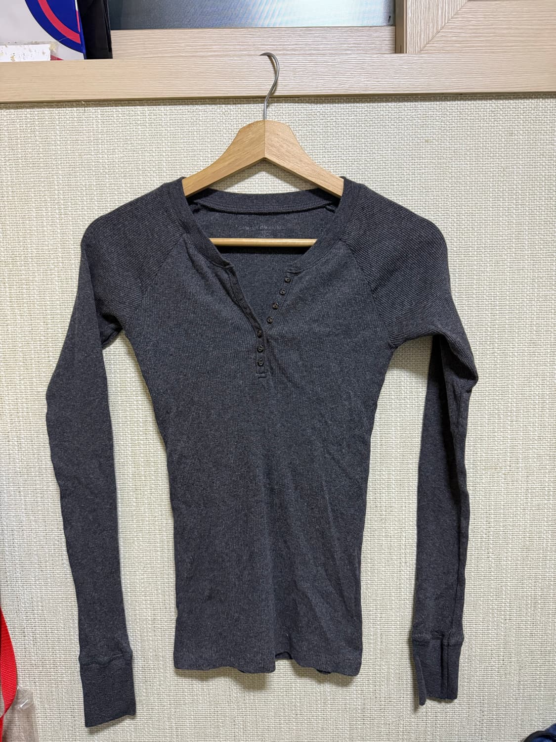 브랜디멜빌 헨리넥 단추 롱슬리브 상품이미지1