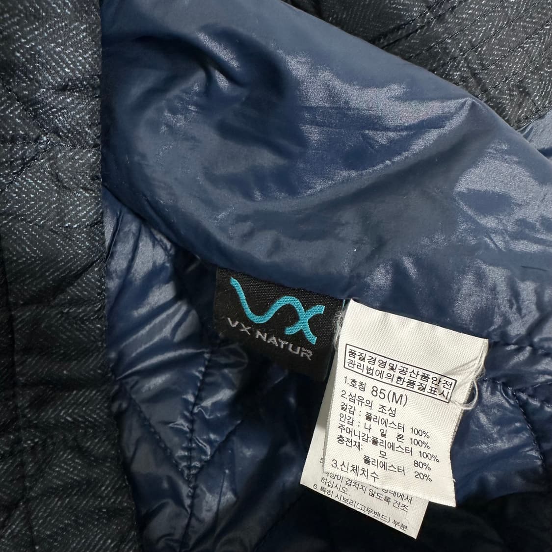 우먼M 노스페이스 네이비 경량패딩 상품이미지6