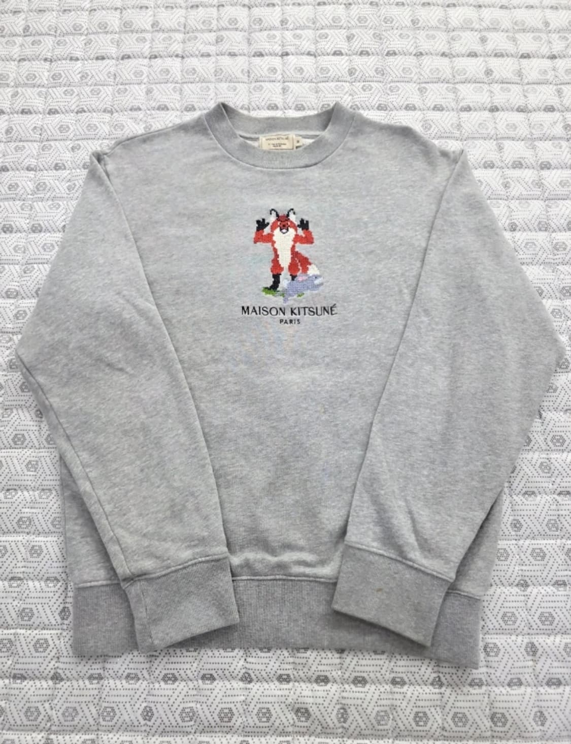 메종키츠네 폭스 자수 맨투맨 95 상품이미지2
