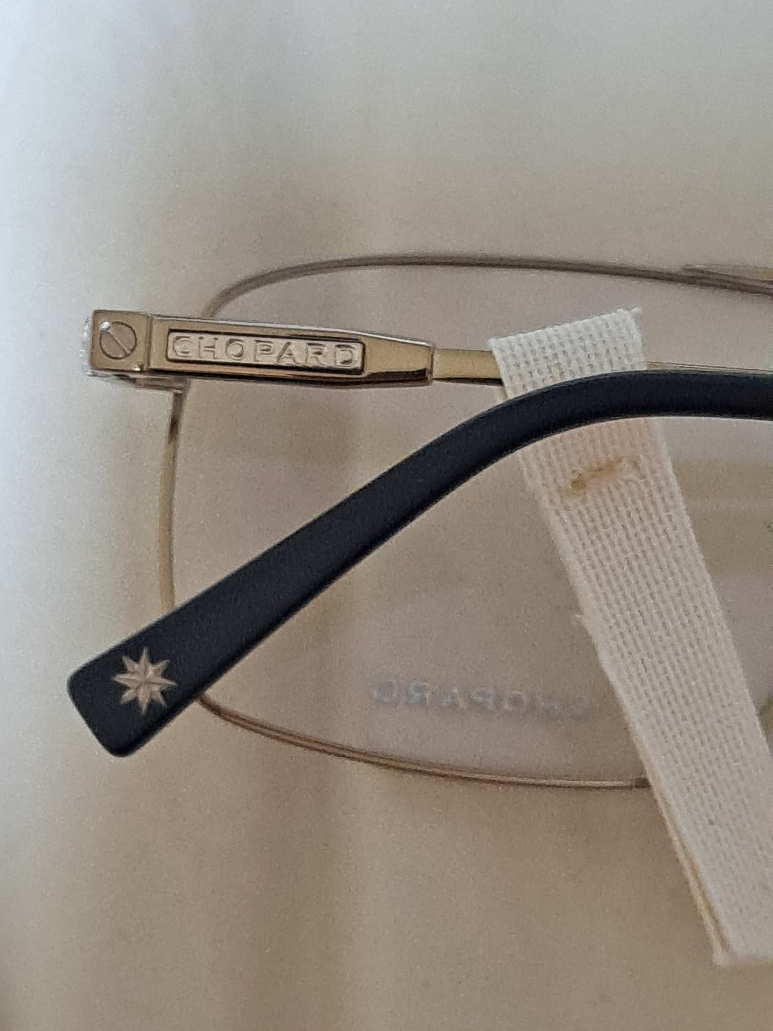 풀구성 미착용) 쇼파드 23K 안경테 상품이미지2