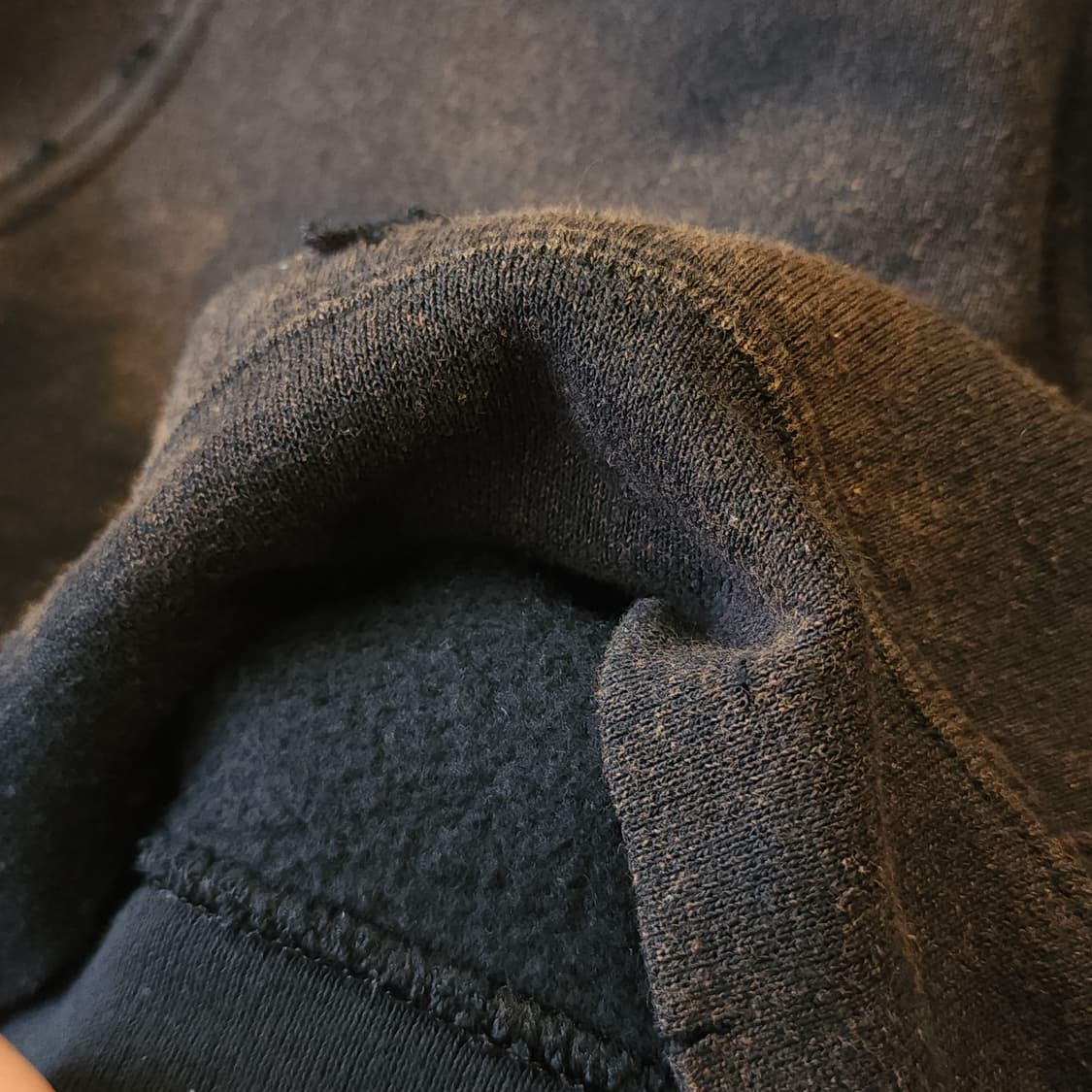 90s 러셀 후드 빈티지 스웻셔츠 썬페이딩 L 유스 상품이미지7