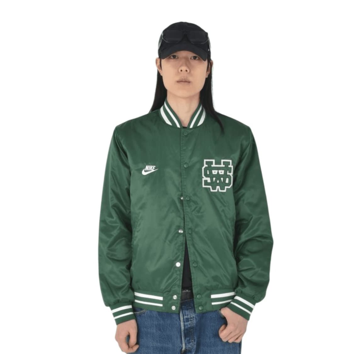 00S 나이키 NSW 새틴 바시티 자켓 야구점퍼 M25031140 상품이미지1