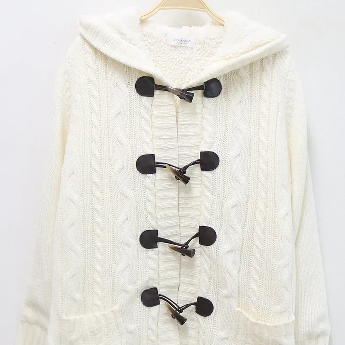 C.O.L.Z.A 뽀글이 니트 떡볶이 가디건 63300 상품이미지3