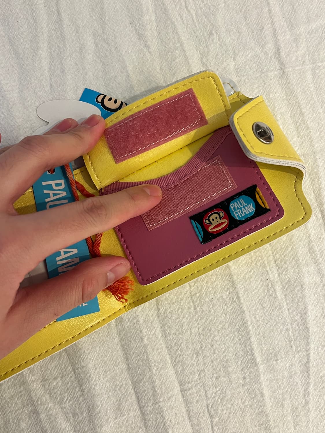 폴 프랭크 단무지색 지갑 🙉 상품이미지7