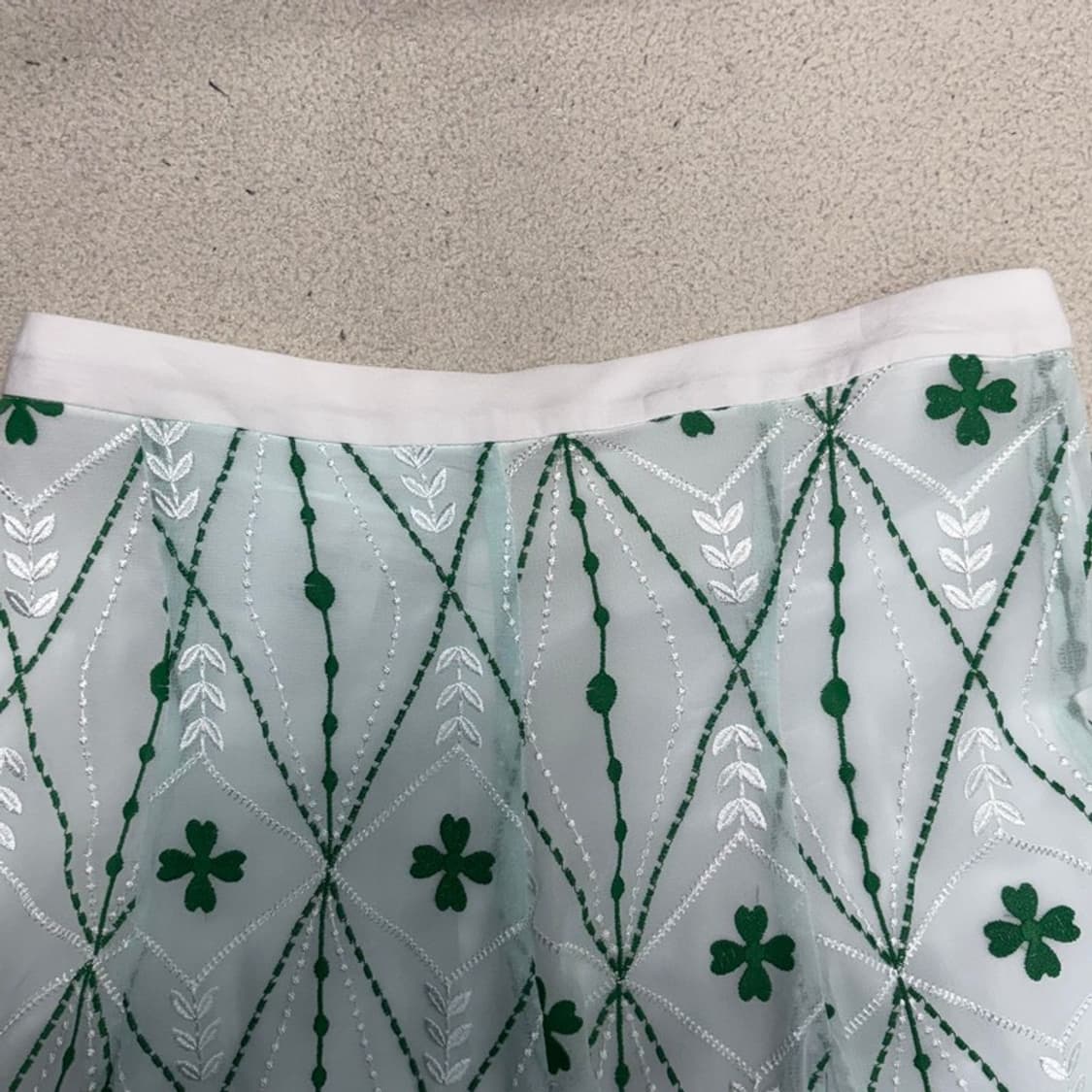 SANDRO 클로버 자수 스커트 1 상품이미지5