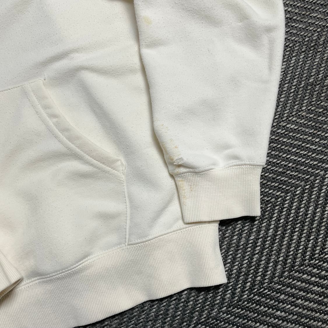 후아유 자수 아이보리 박시핏 후드집업y 5178 상품이미지4