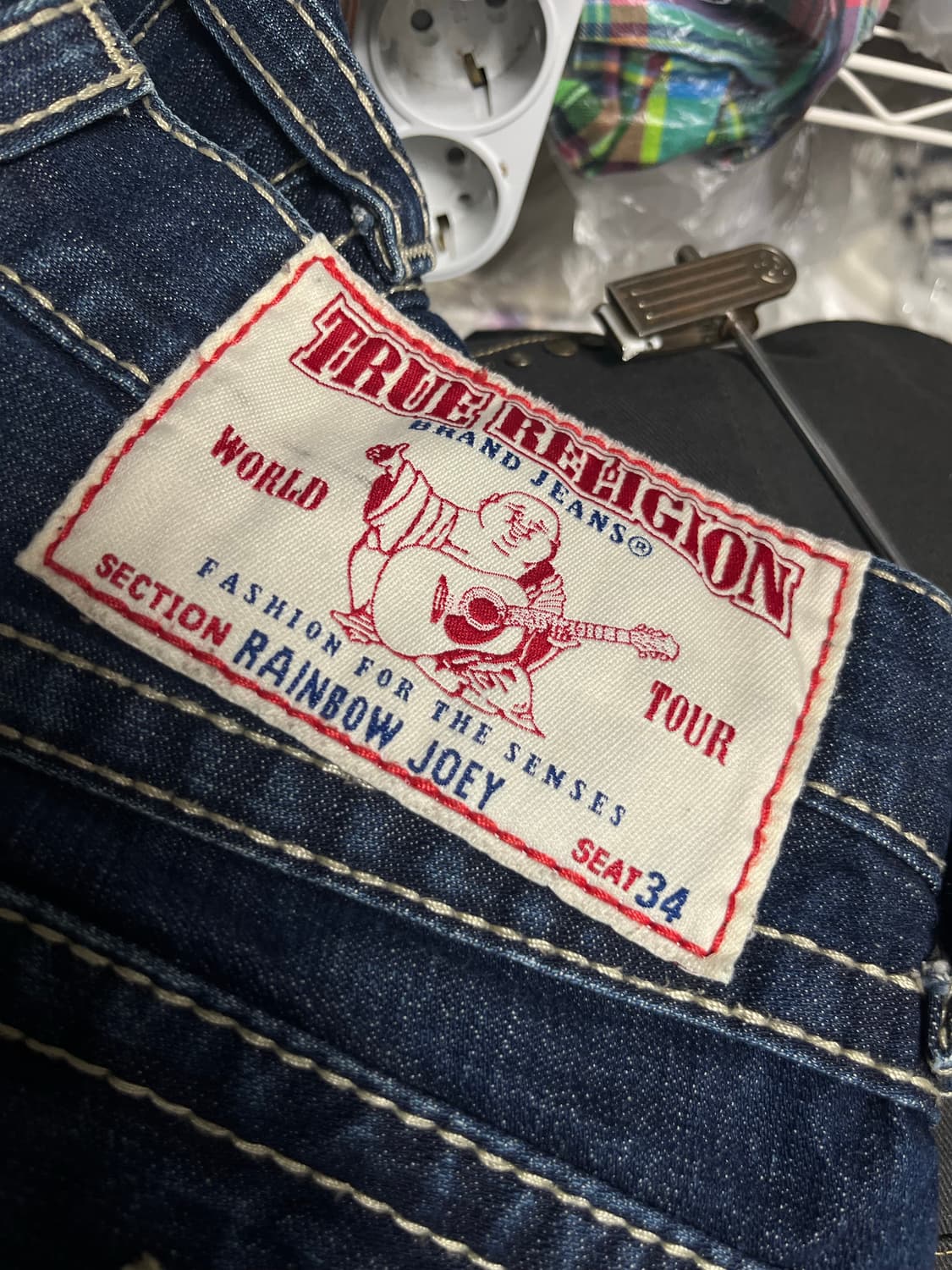 트루릴리젼 y2k 부츠컷 데님 팬츠 청바지 28 상품이미지10