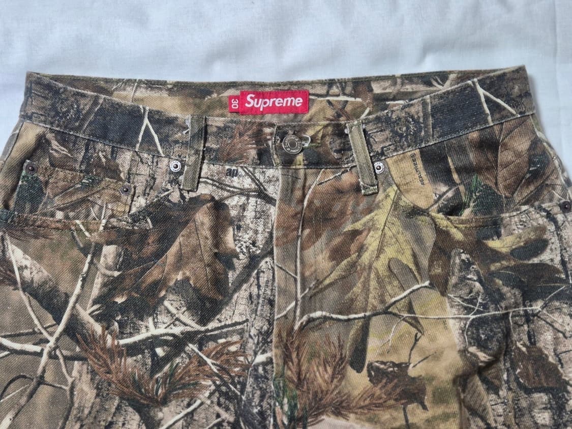 슈프림 25FW 리얼트리 배기 진 30사이즈 판매 상품이미지4