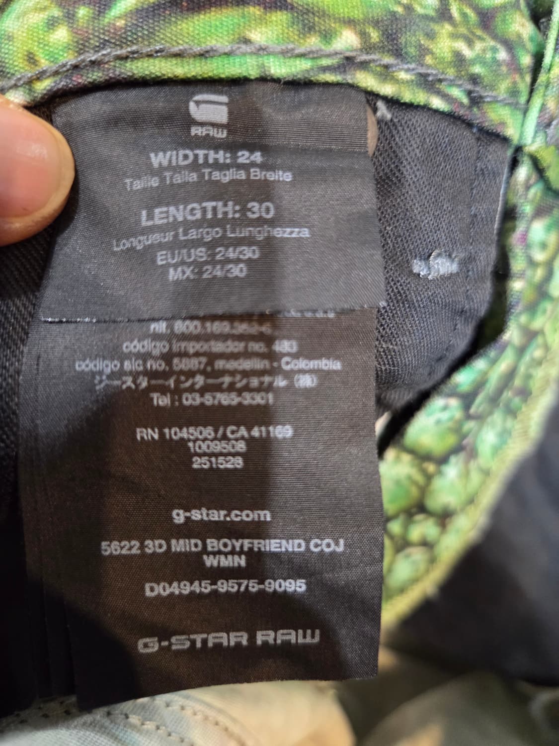 G-STAR 5622 3D MID BOYFRIEND COJ W32택없음/ 상품이미지6