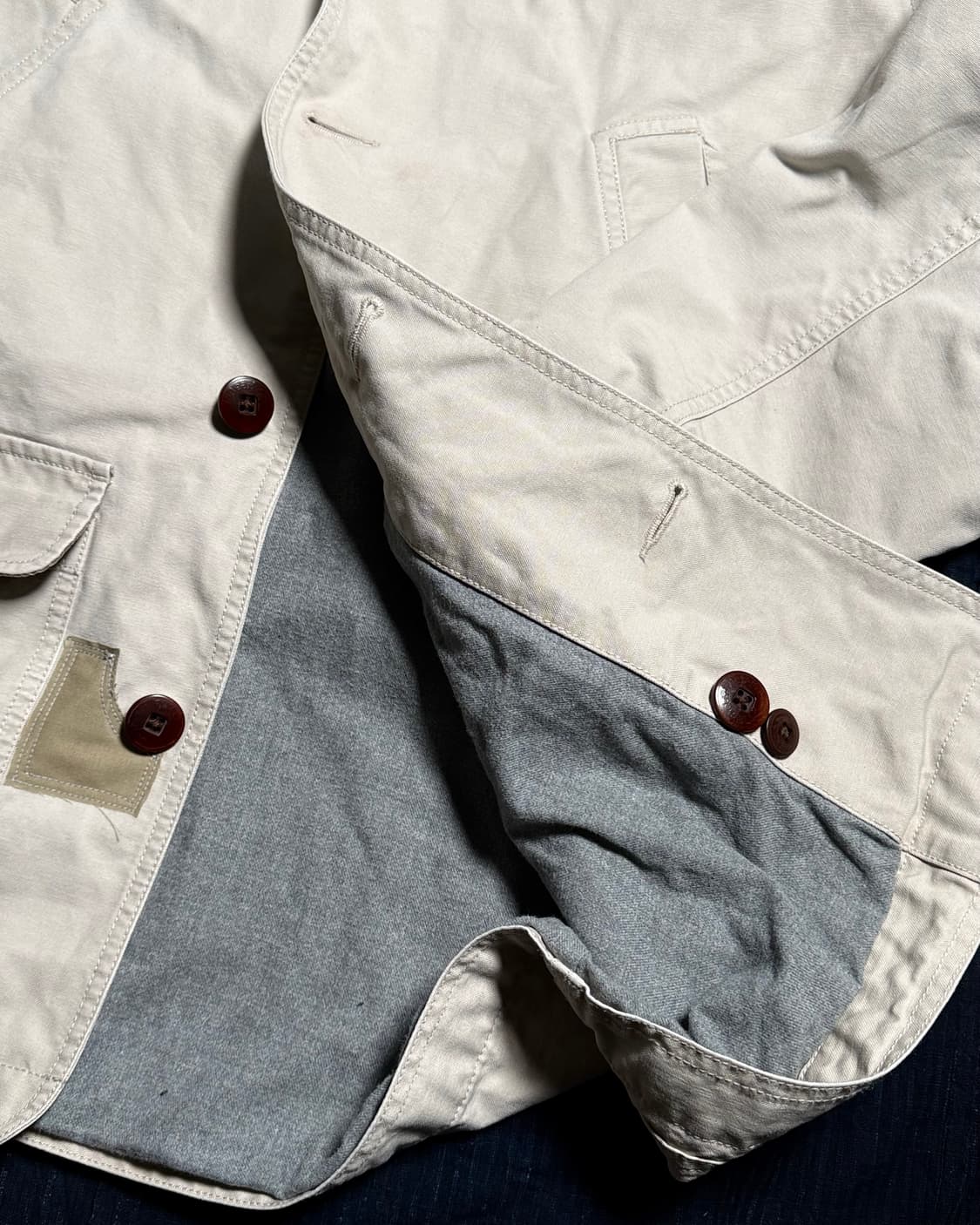 90-00‘s 엘엘빈 코튼 필드 자켓 XL 상품이미지7