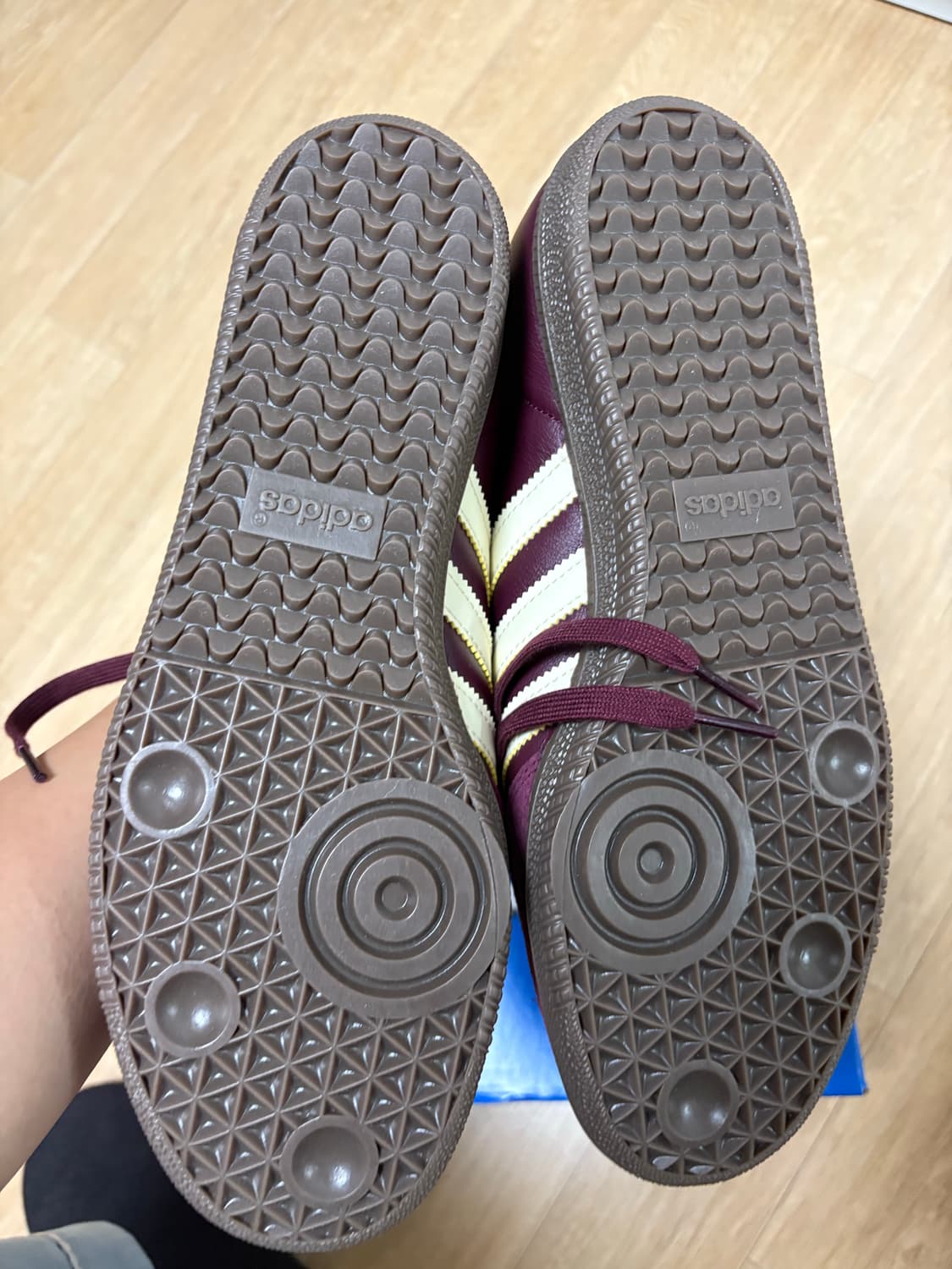 아디다스 삼바 LT 버건디 275새상품 상품이미지4