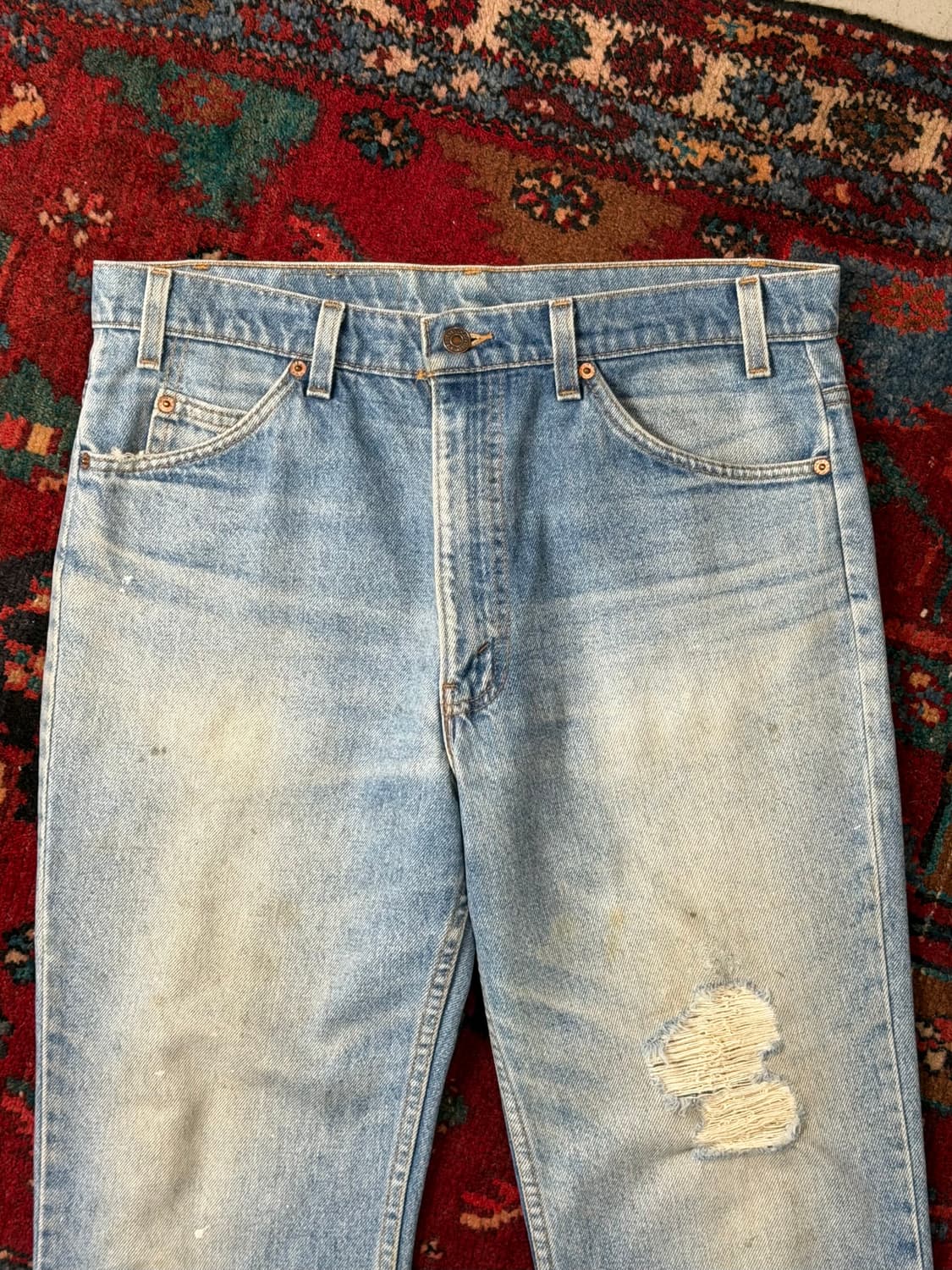 90’s USA 빈티지 리바이스 517 오렌지탭 부츠컷 리바이스 청바지 상품이미지5