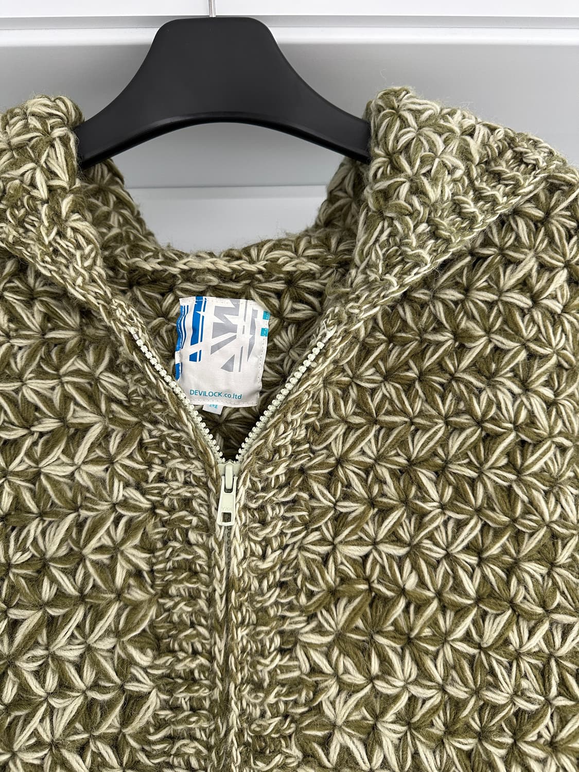 Devilock 데빌록 울 우븐 후드 집업 자켓 M 상품이미지2